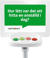 Happy-terminalen ger snabb feedback